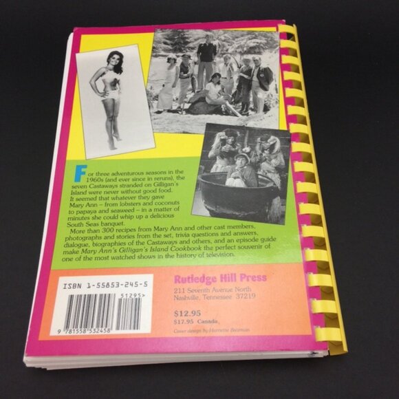 Vintage Mary Ann's Gilligan's Island Cookbook by Dawn Wells Spiral Bound TV Show - Picture 2 of 16
